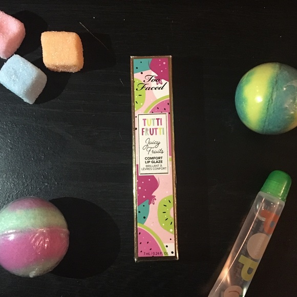 Too Faced Other - 1 LEFT! Tutti Frutti Lip Glaze in Yummy Rummy